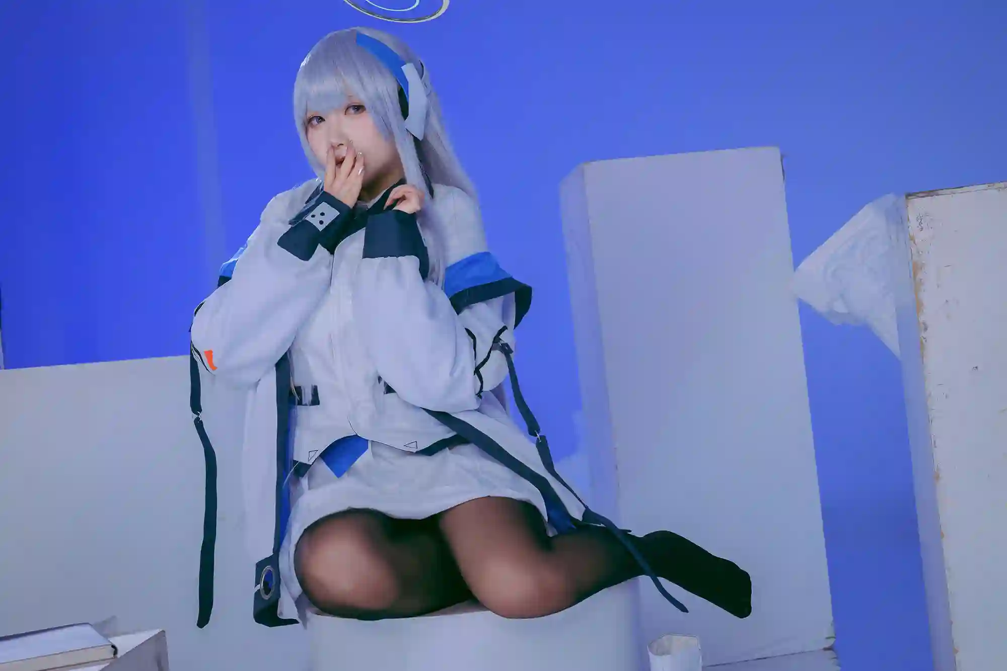 是一只熊仔吗 (Shi yi zhixiong zi ma) cosplay Ushio Noa - Blue Archive (12).webp