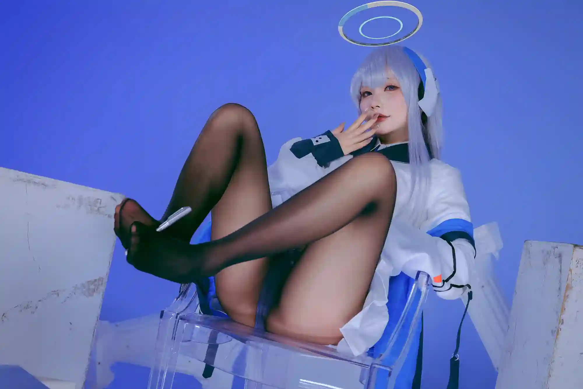 是一只熊仔吗 (Shi yi zhixiong zi ma) cosplay Ushio Noa - Blue Archive (20).webp