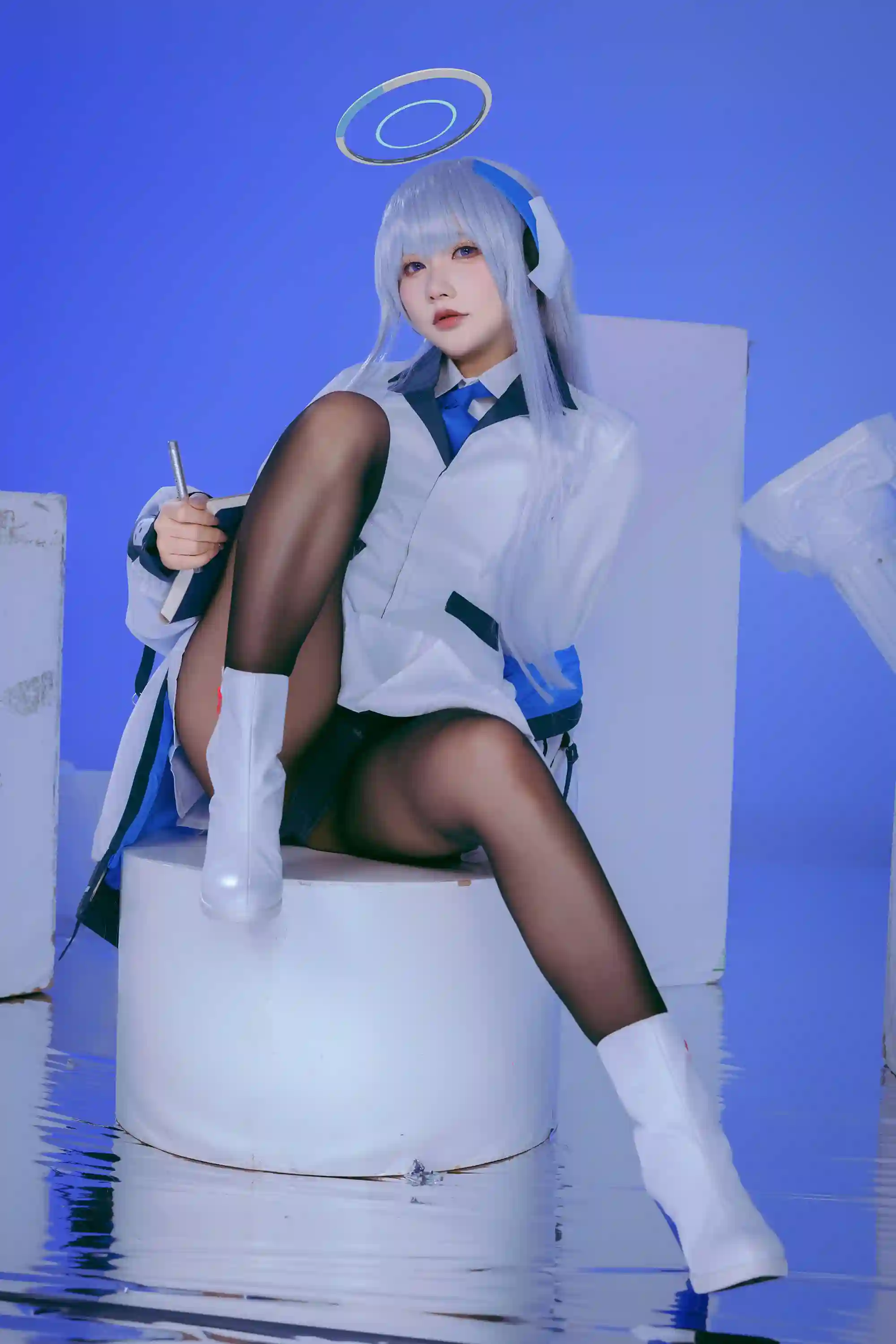 是一只熊仔吗 (Shi yi zhixiong zi ma) cosplay Ushio Noa - Blue Archive (8).webp