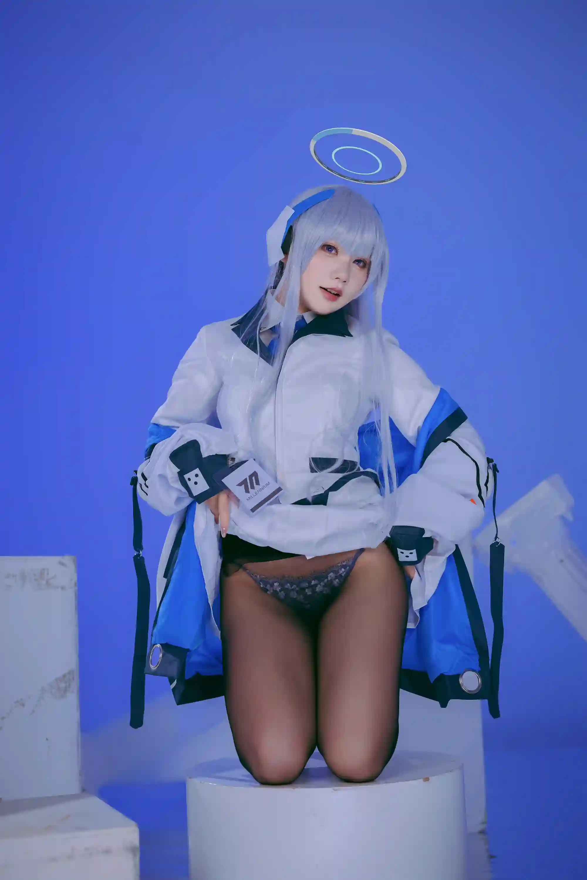 是一只熊仔吗 (Shi yi zhixiong zi ma) cosplay Ushio Noa - Blue Archive (3).webp