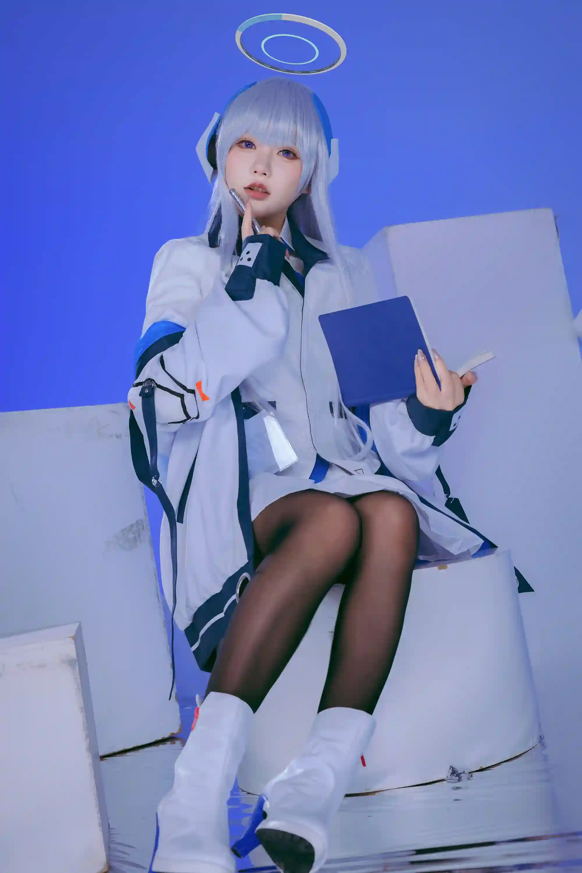是一只熊仔吗 (Shi yi zhixiong zi ma) cosplay Ushio Noa - Blue Archive (7).webp