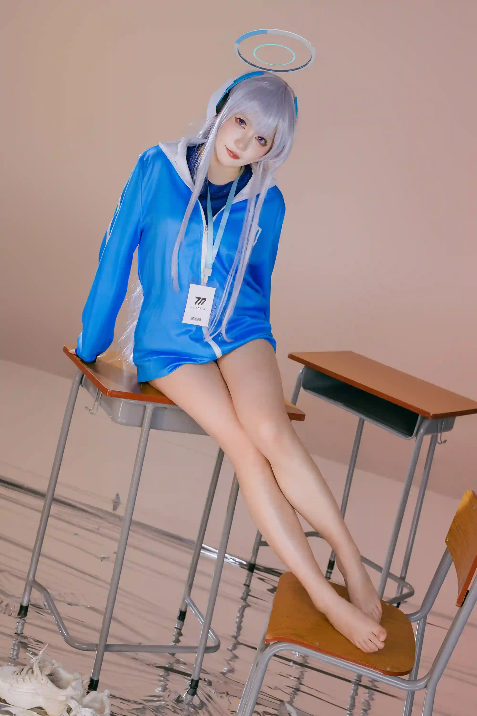 是一只熊仔吗 (Shi yi zhixiong zi ma) cosplay Ushio Noa - Blue Archive (71).webp