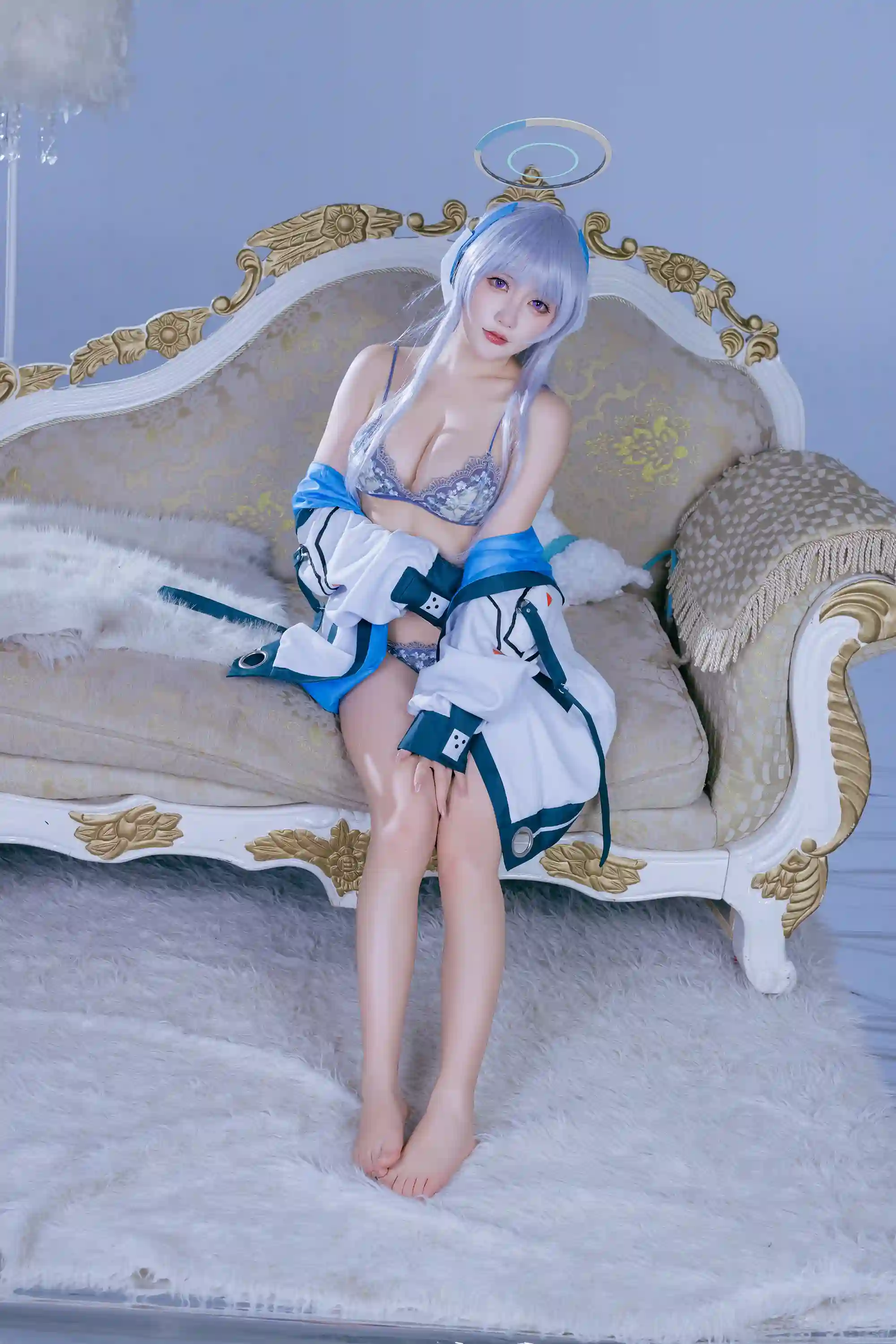 是一只熊仔吗 (Shi yi zhixiong zi ma) cosplay Ushio Noa - Blue Archive (76).webp