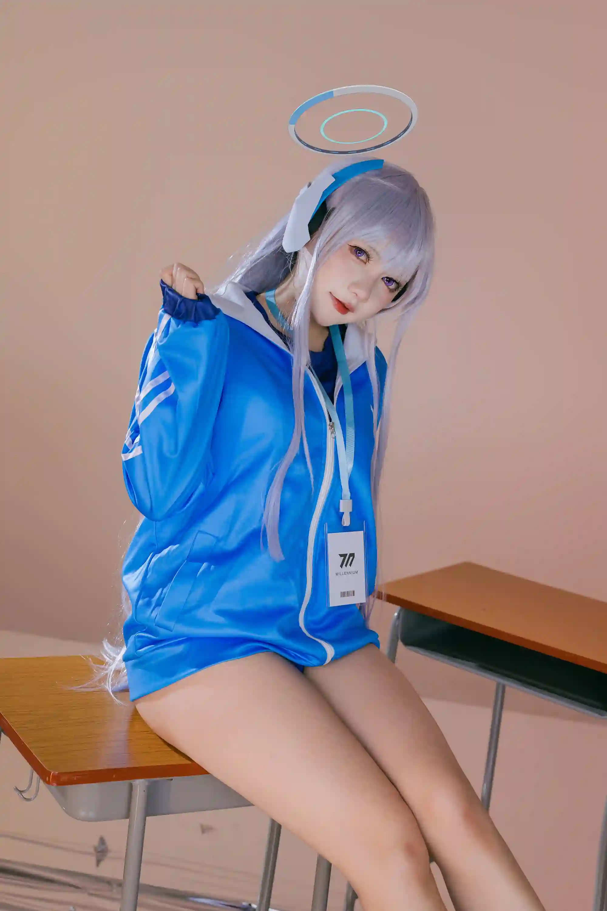 是一只熊仔吗 (Shi yi zhixiong zi ma) cosplay Ushio Noa - Blue Archive (70).webp