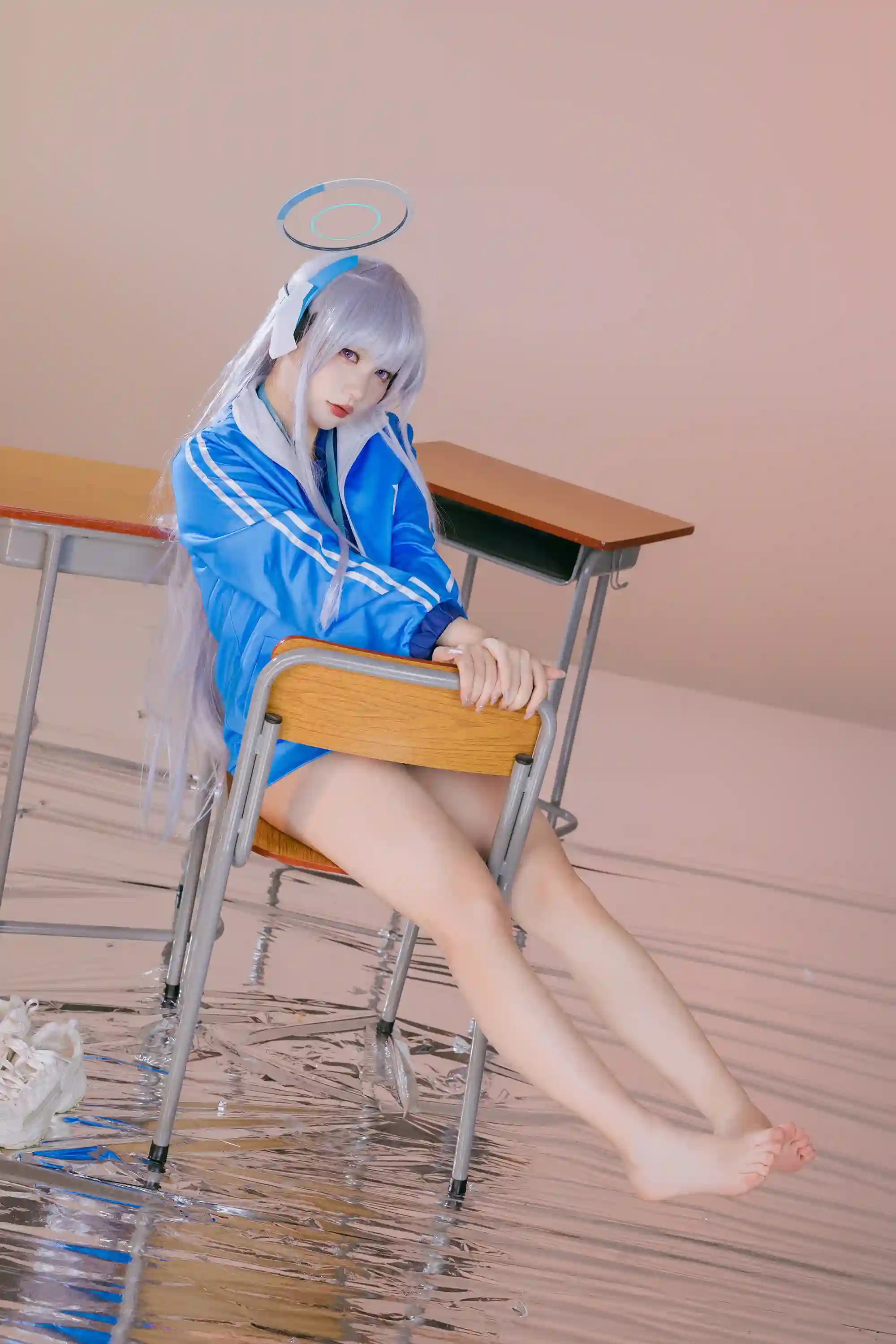 是一只熊仔吗 (Shi yi zhixiong zi ma) cosplay Ushio Noa - Blue Archive (67).webp