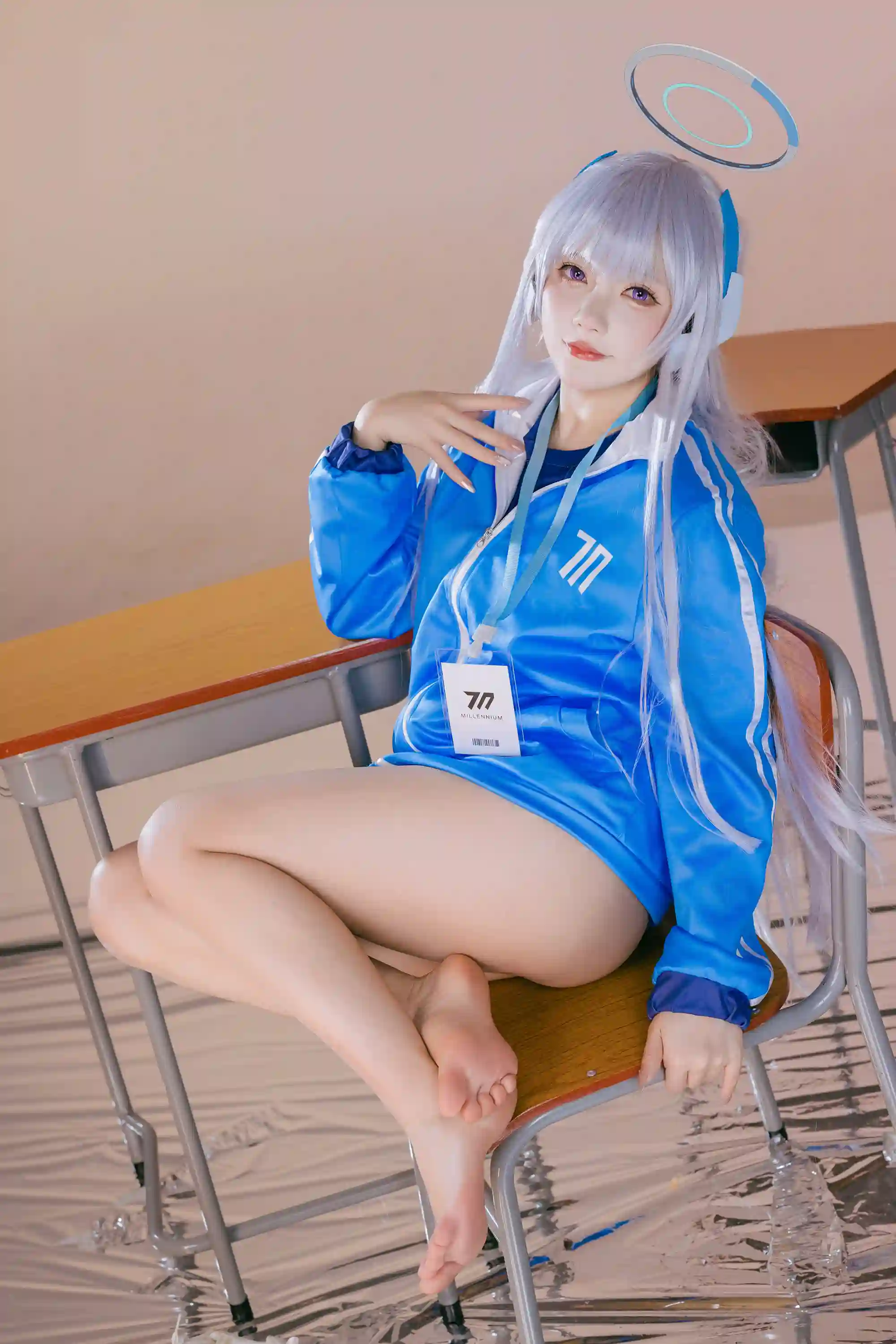 是一只熊仔吗 (Shi yi zhixiong zi ma) cosplay Ushio Noa - Blue Archive (61).webp