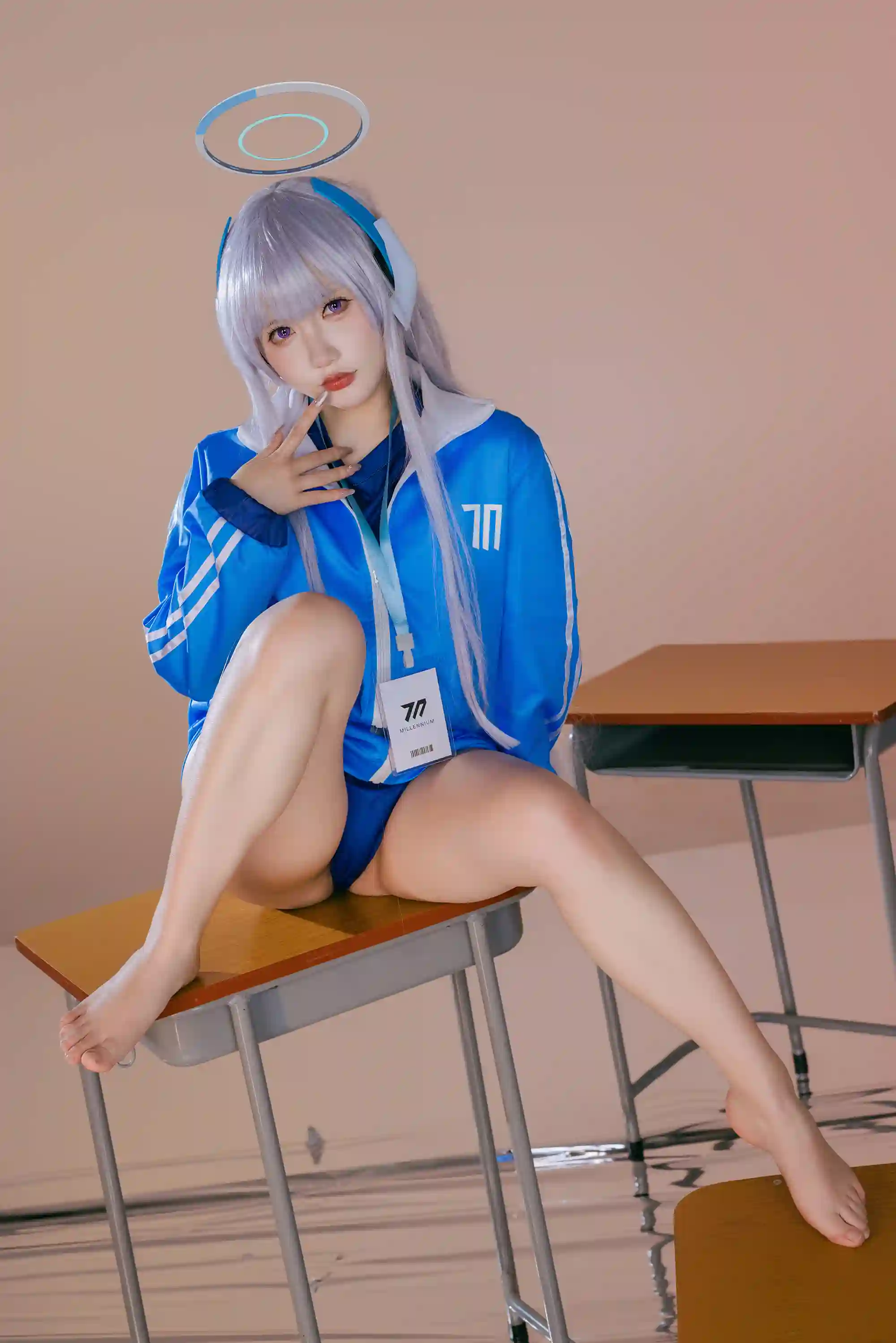 是一只熊仔吗 (Shi yi zhixiong zi ma) cosplay Ushio Noa - Blue Archive (72).webp