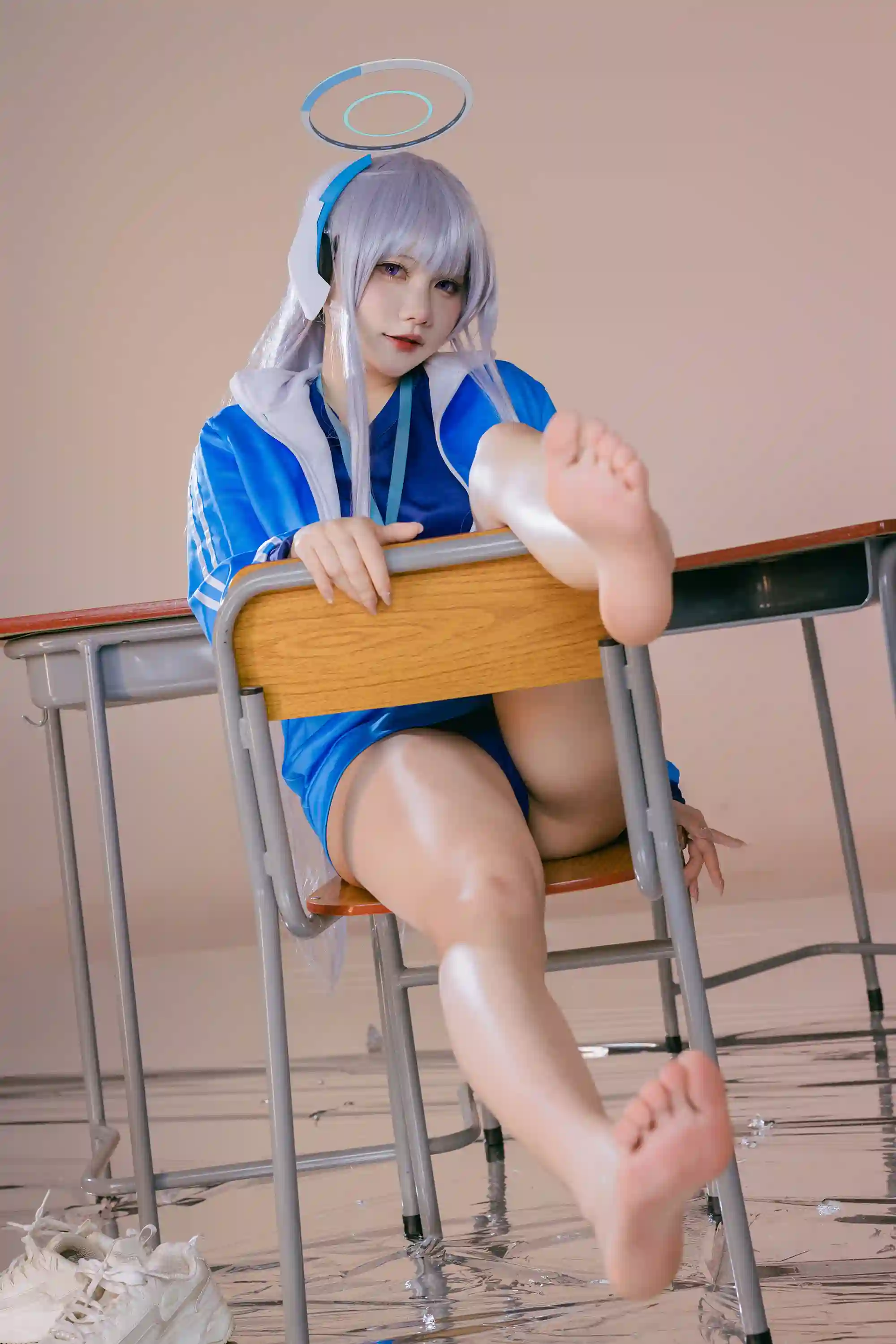 是一只熊仔吗 (Shi yi zhixiong zi ma) cosplay Ushio Noa - Blue Archive (66).webp