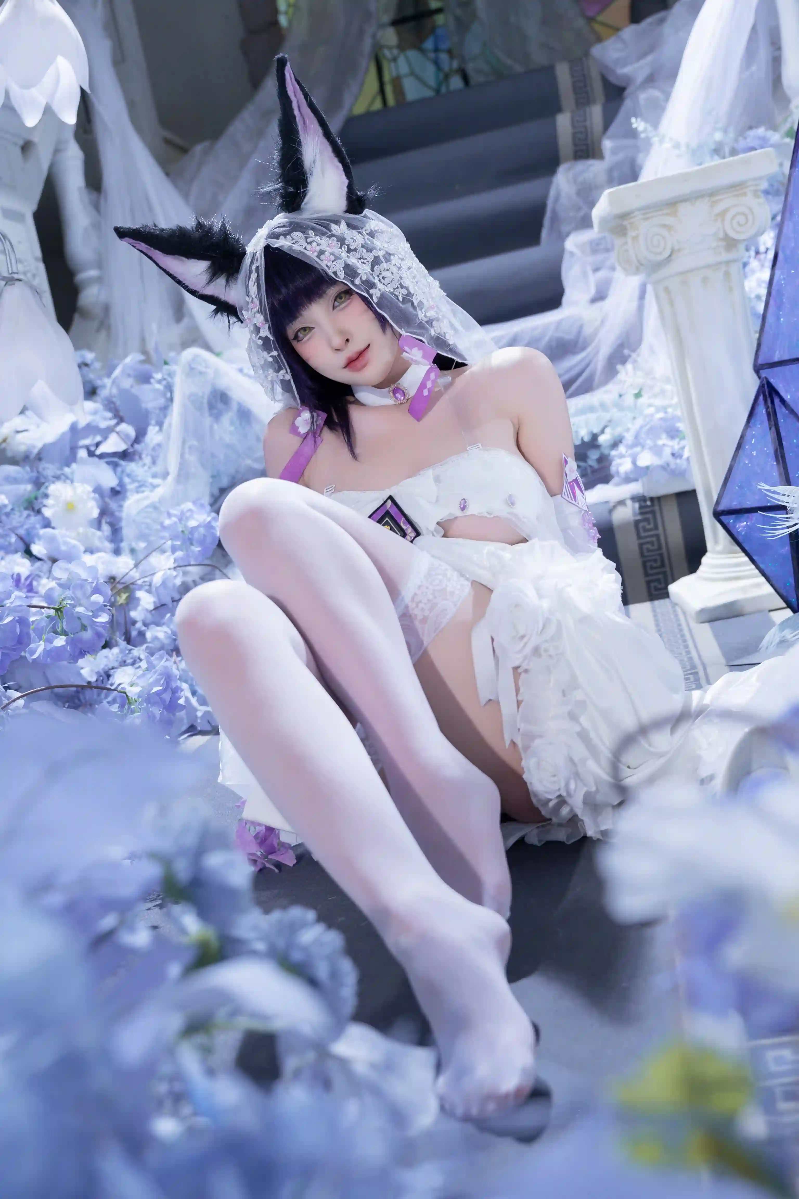 清水由乃 (Qsyn0101) cosplay Musashi Wisteria - Azur Lane (29).webp