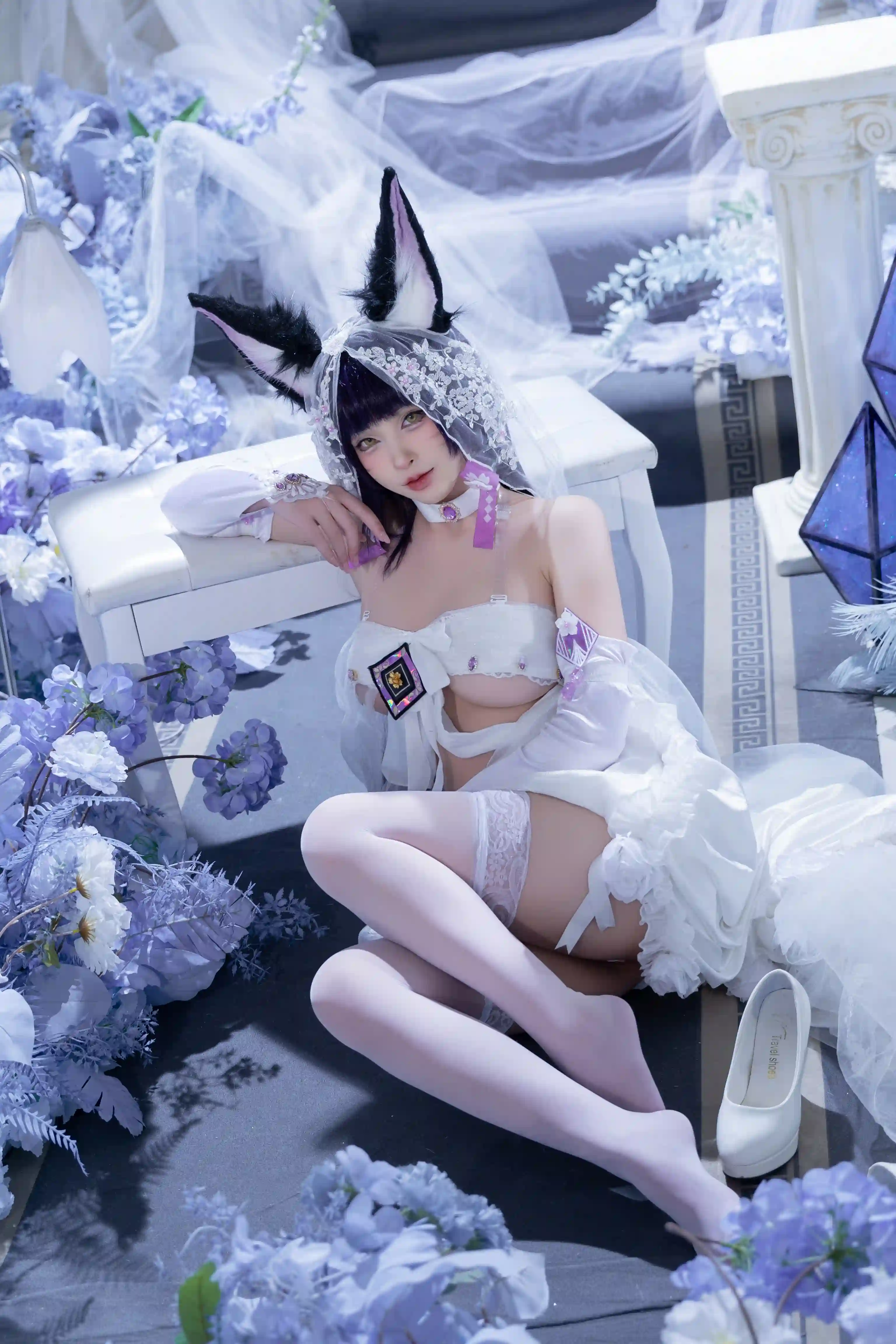 清水由乃 (Qsyn0101) cosplay Musashi Wisteria - Azur Lane (28).webp