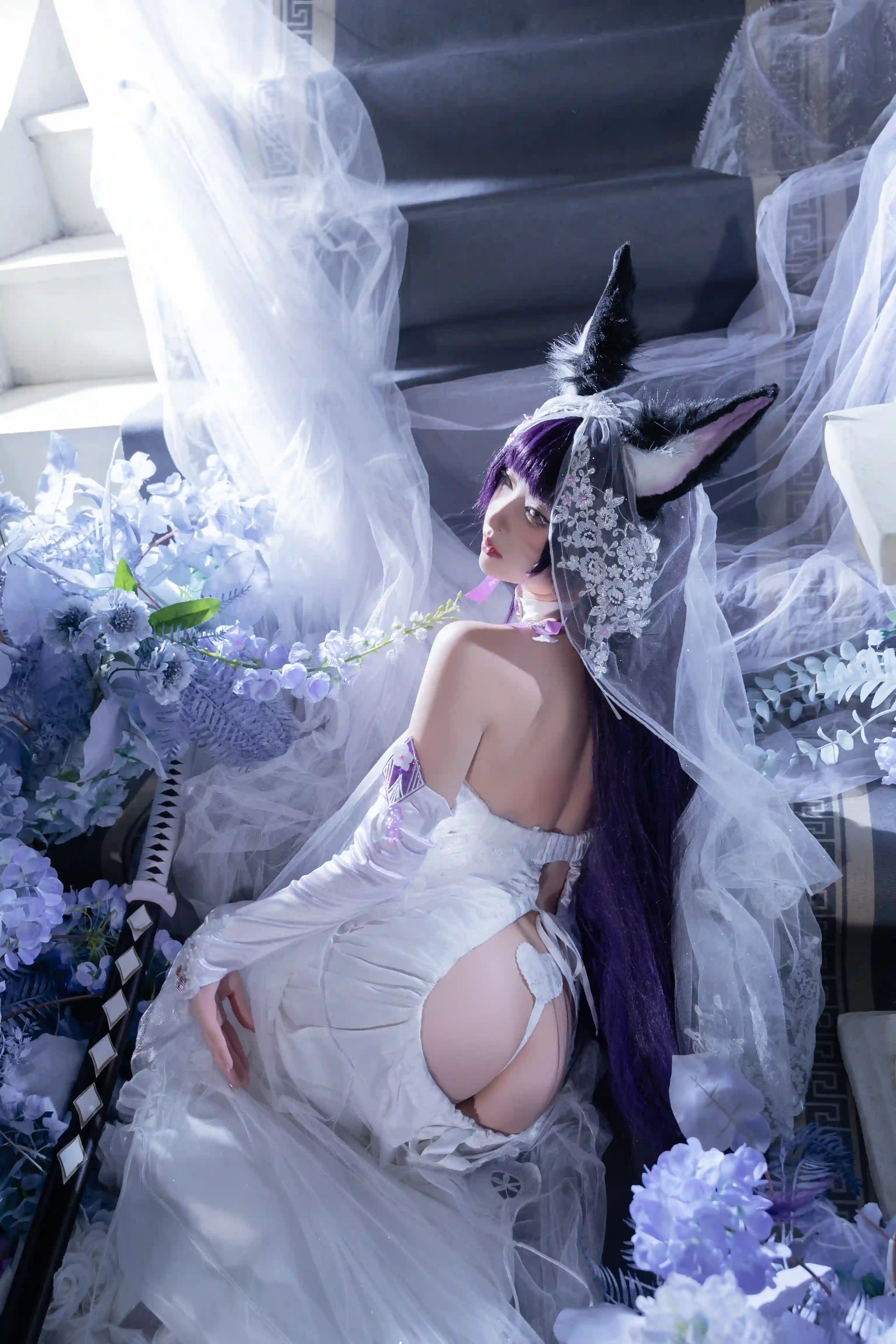 清水由乃 (Qsyn0101) cosplay Musashi Wisteria - Azur Lane (42).webp