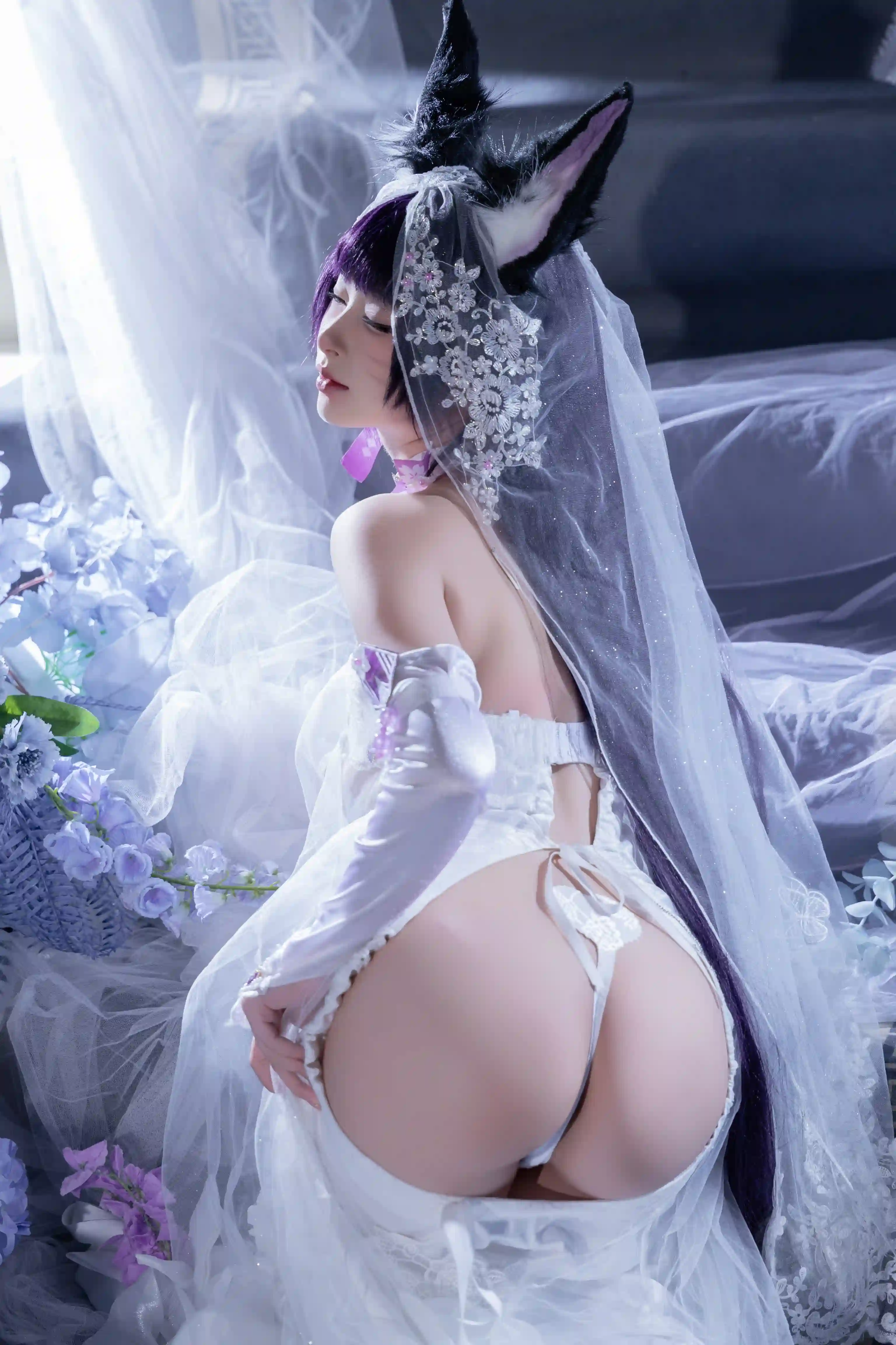清水由乃 (Qsyn0101) cosplay Musashi Wisteria - Azur Lane (51).webp