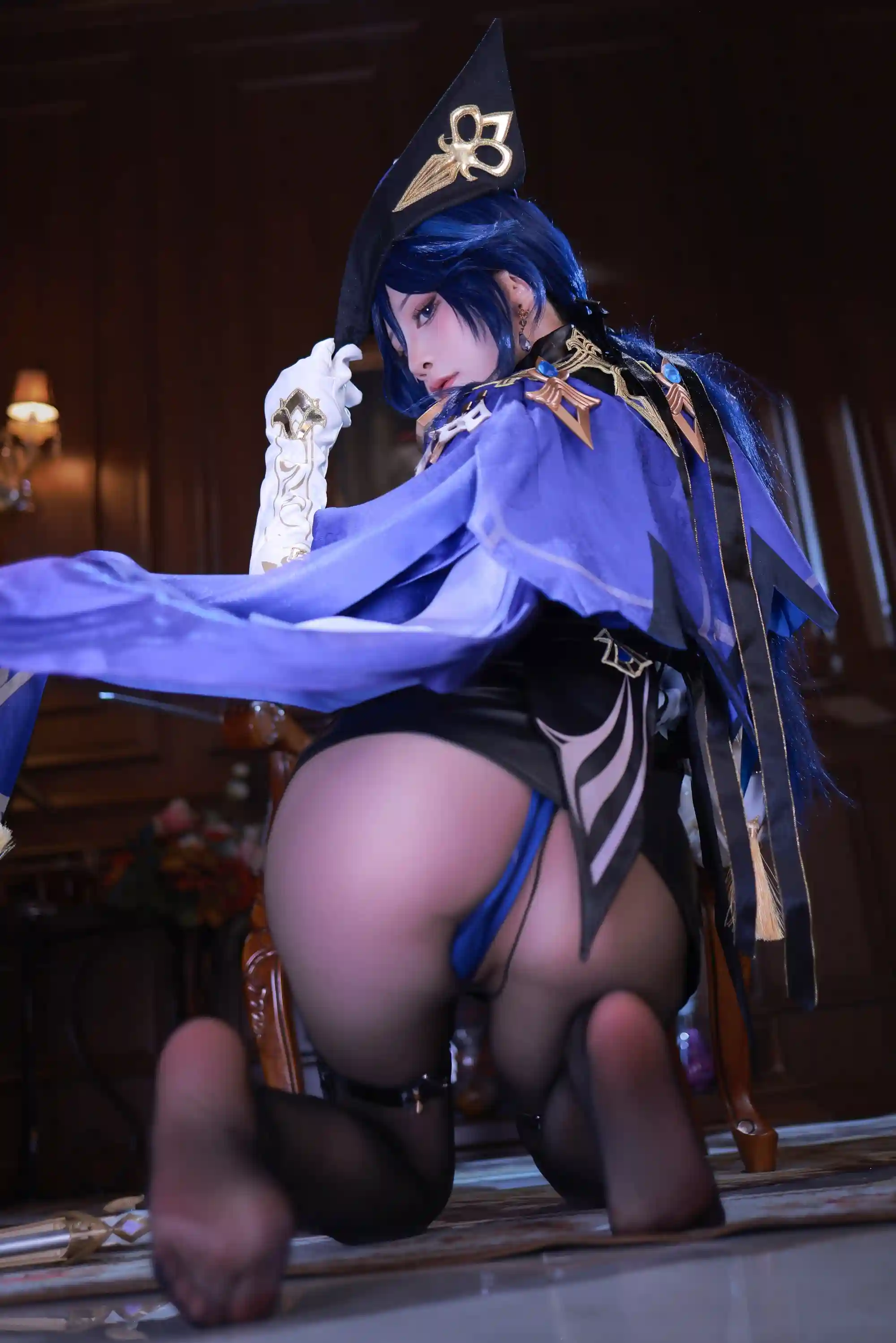 水淼Aqua cosplay Clorinde - Genshin Impact (8).webp