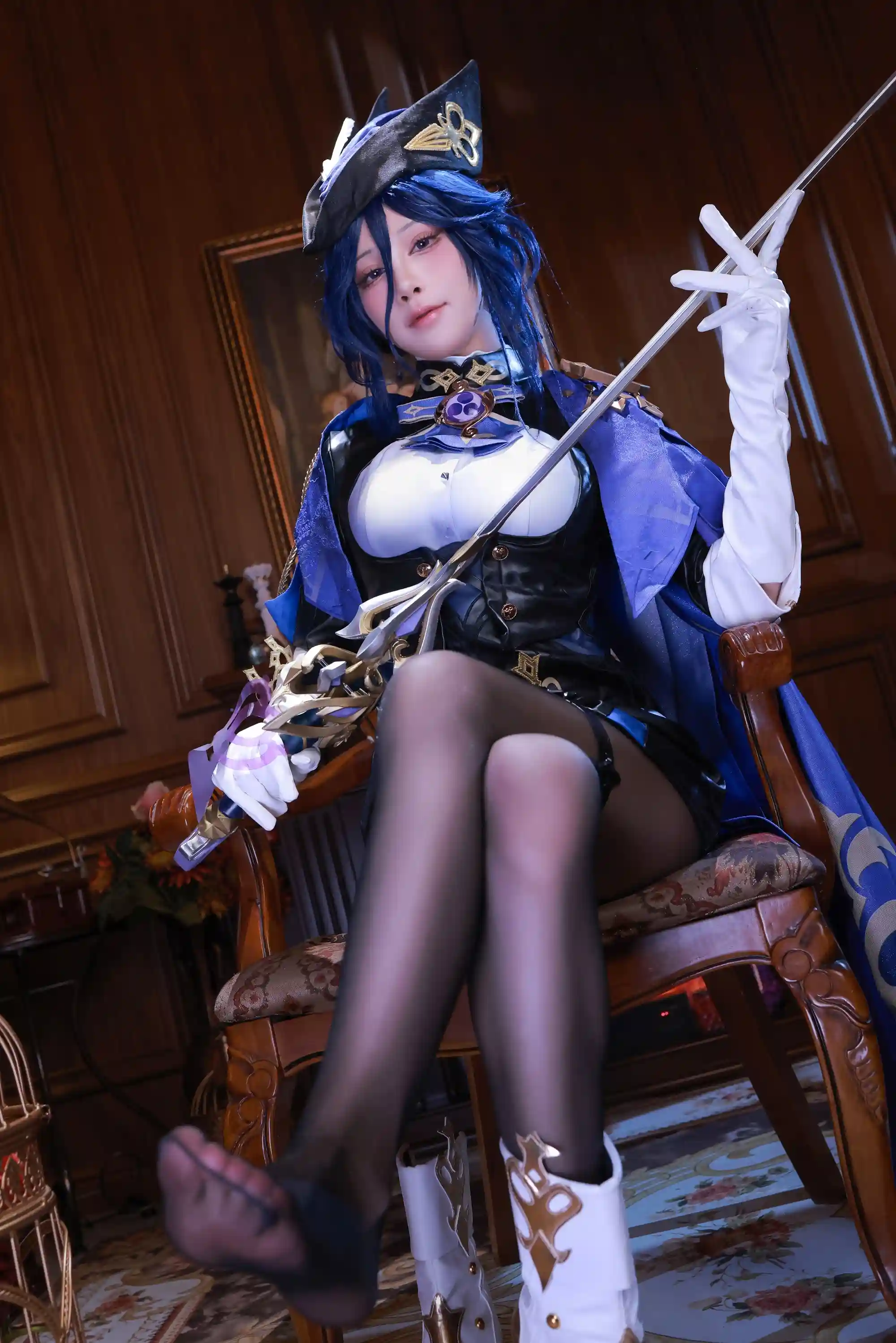 水淼Aqua cosplay Clorinde - Genshin Impact (12).webp