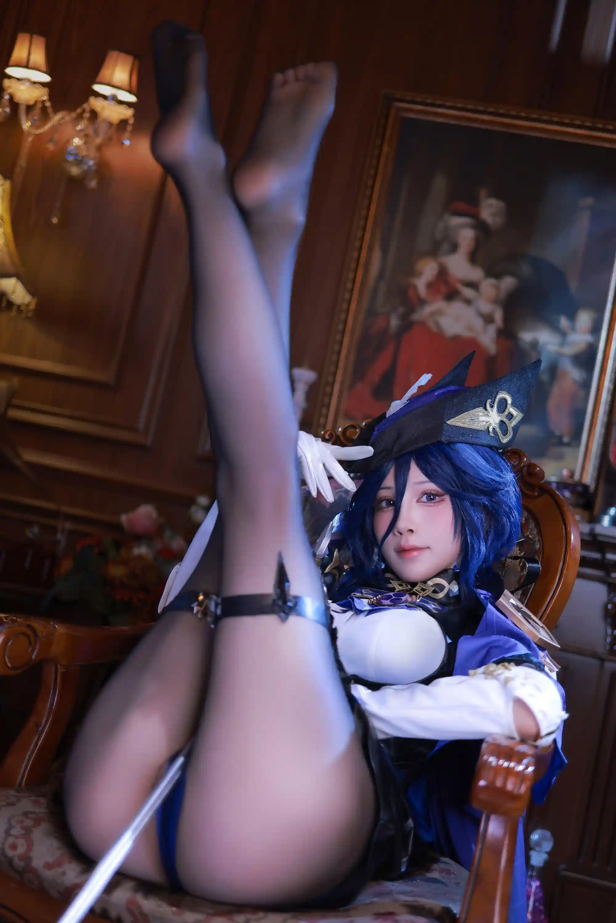 水淼Aqua cosplay Clorinde - Genshin Impact (18).webp