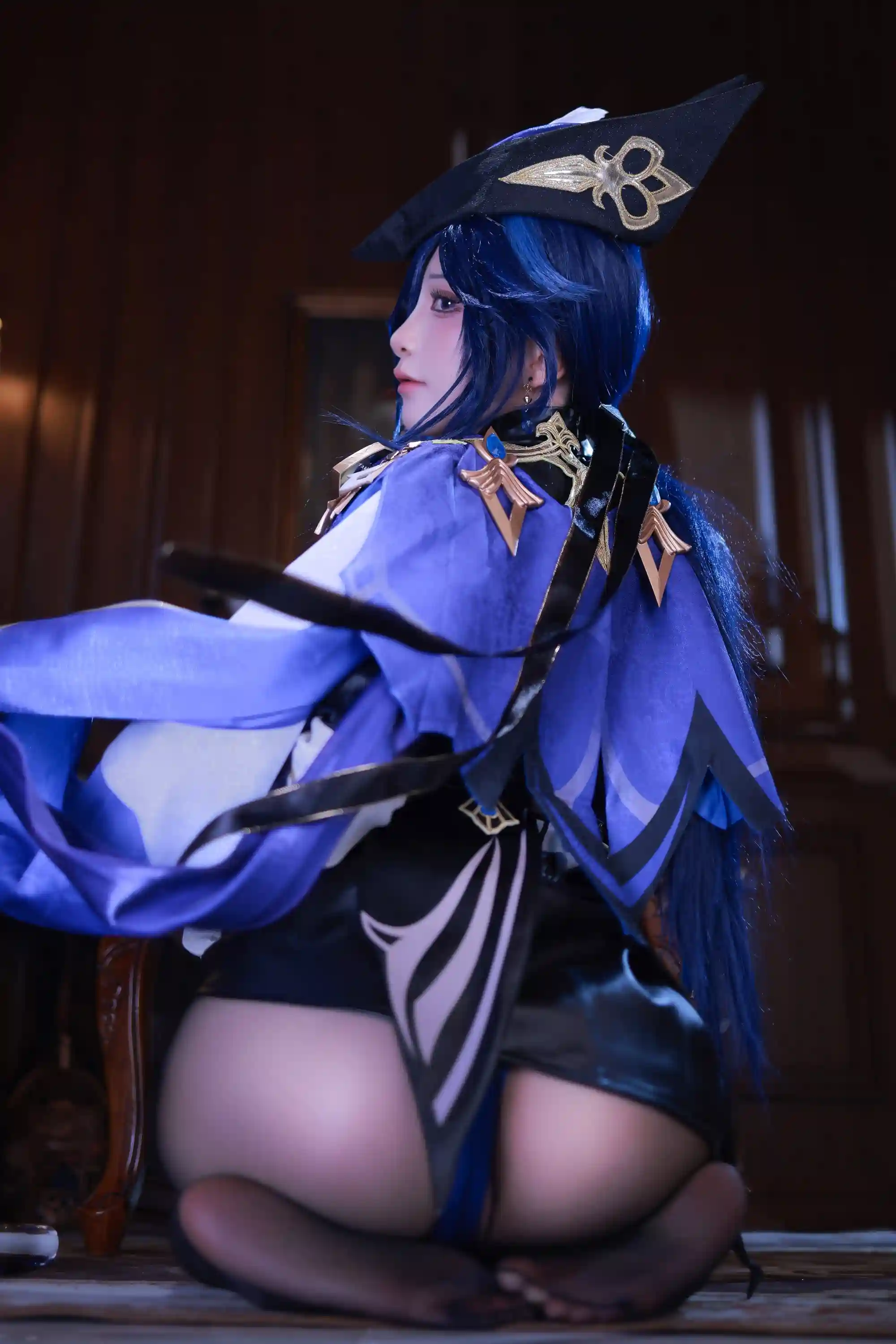 水淼Aqua cosplay Clorinde - Genshin Impact (9).webp