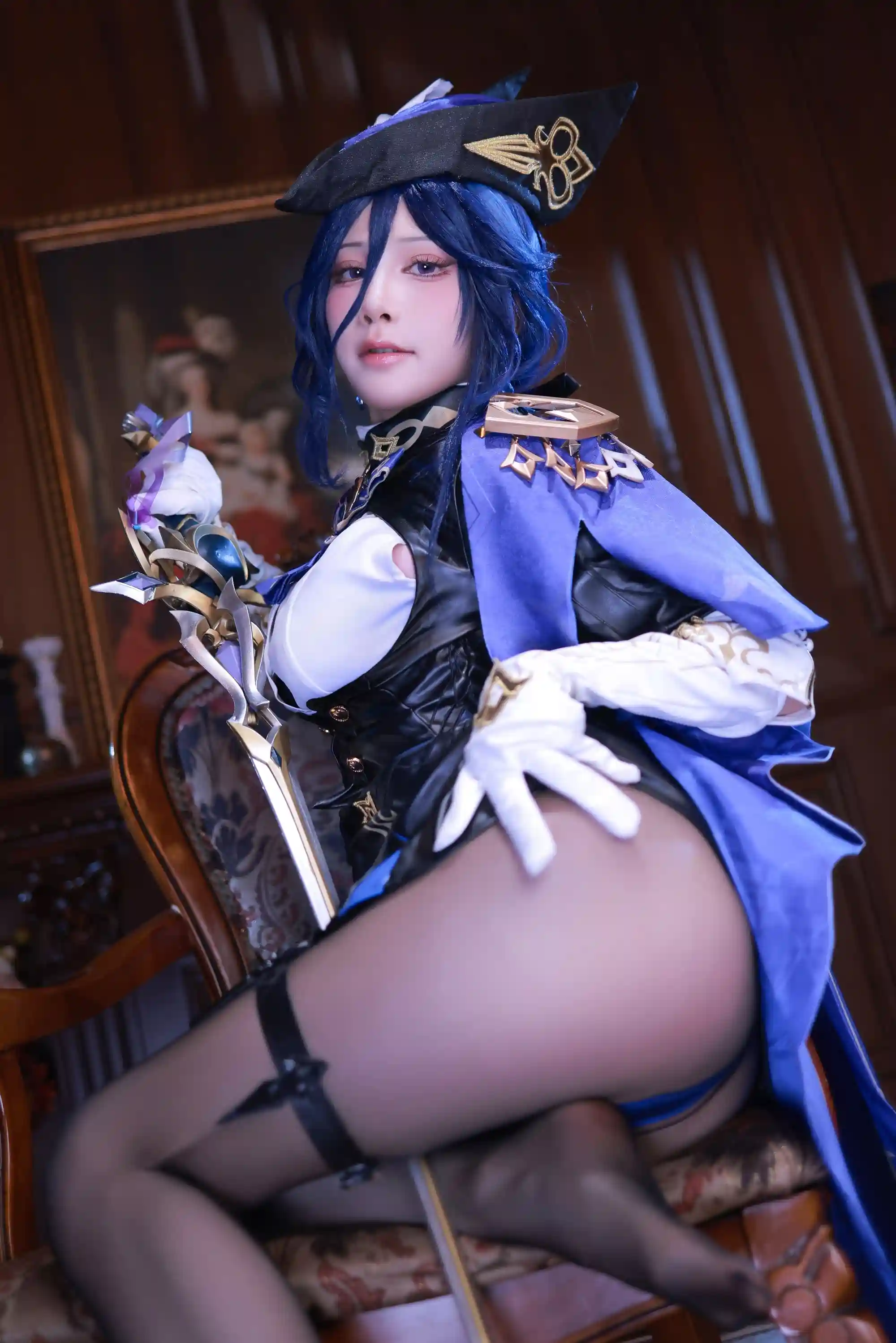 水淼Aqua cosplay Clorinde - Genshin Impact (16).webp