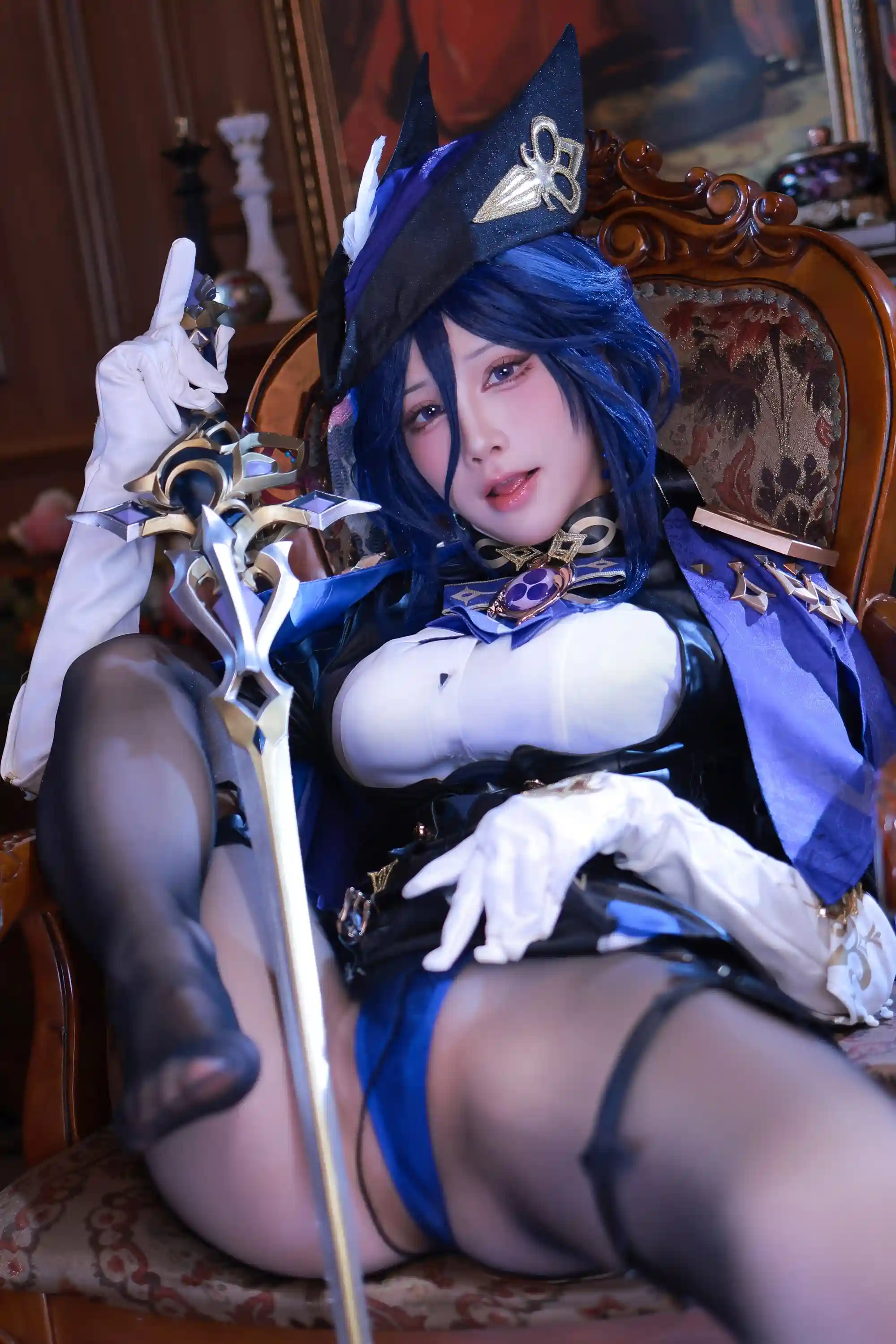 水淼Aqua cosplay Clorinde - Genshin Impact (20).webp