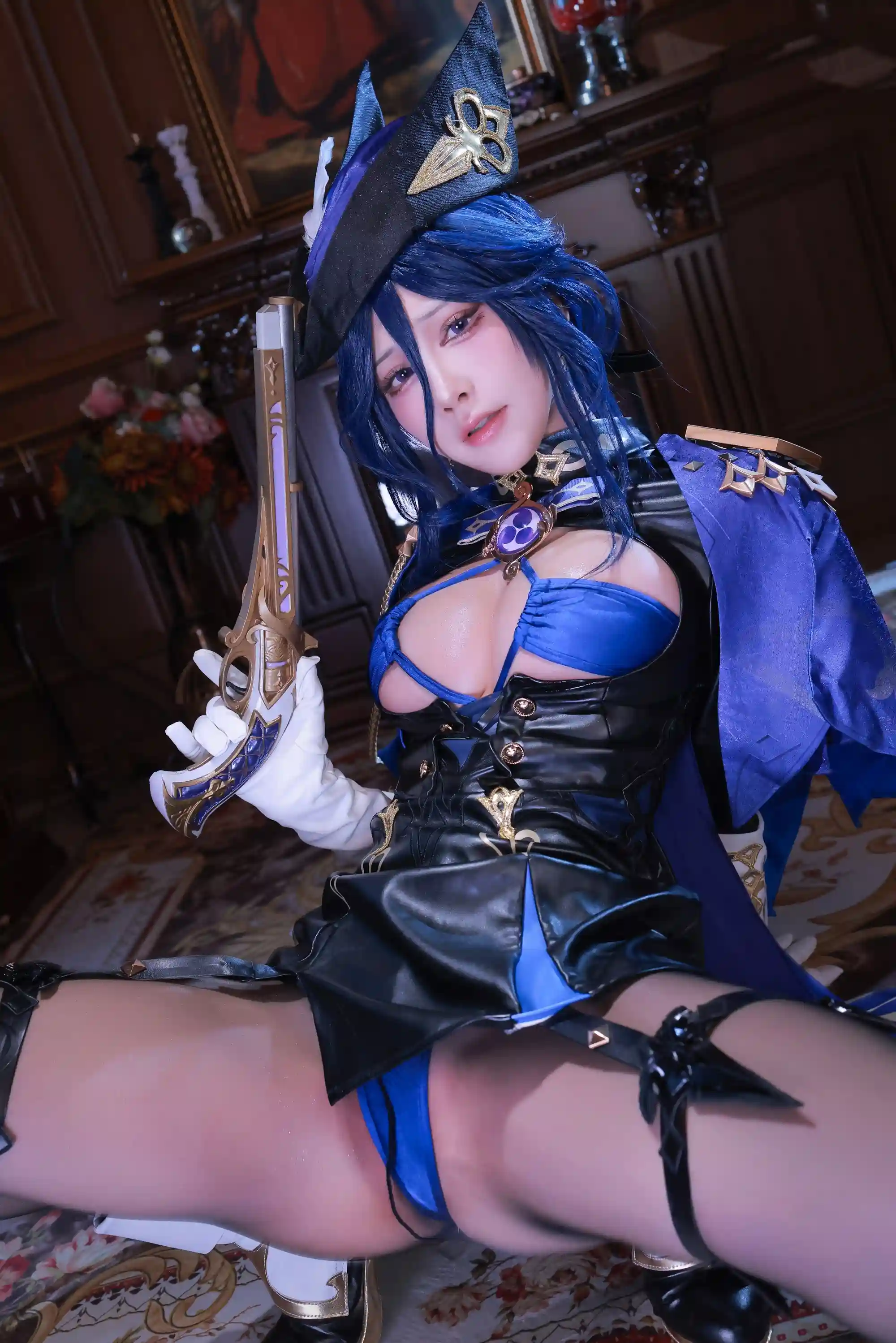 水淼Aqua cosplay Clorinde - Genshin Impact (23).webp