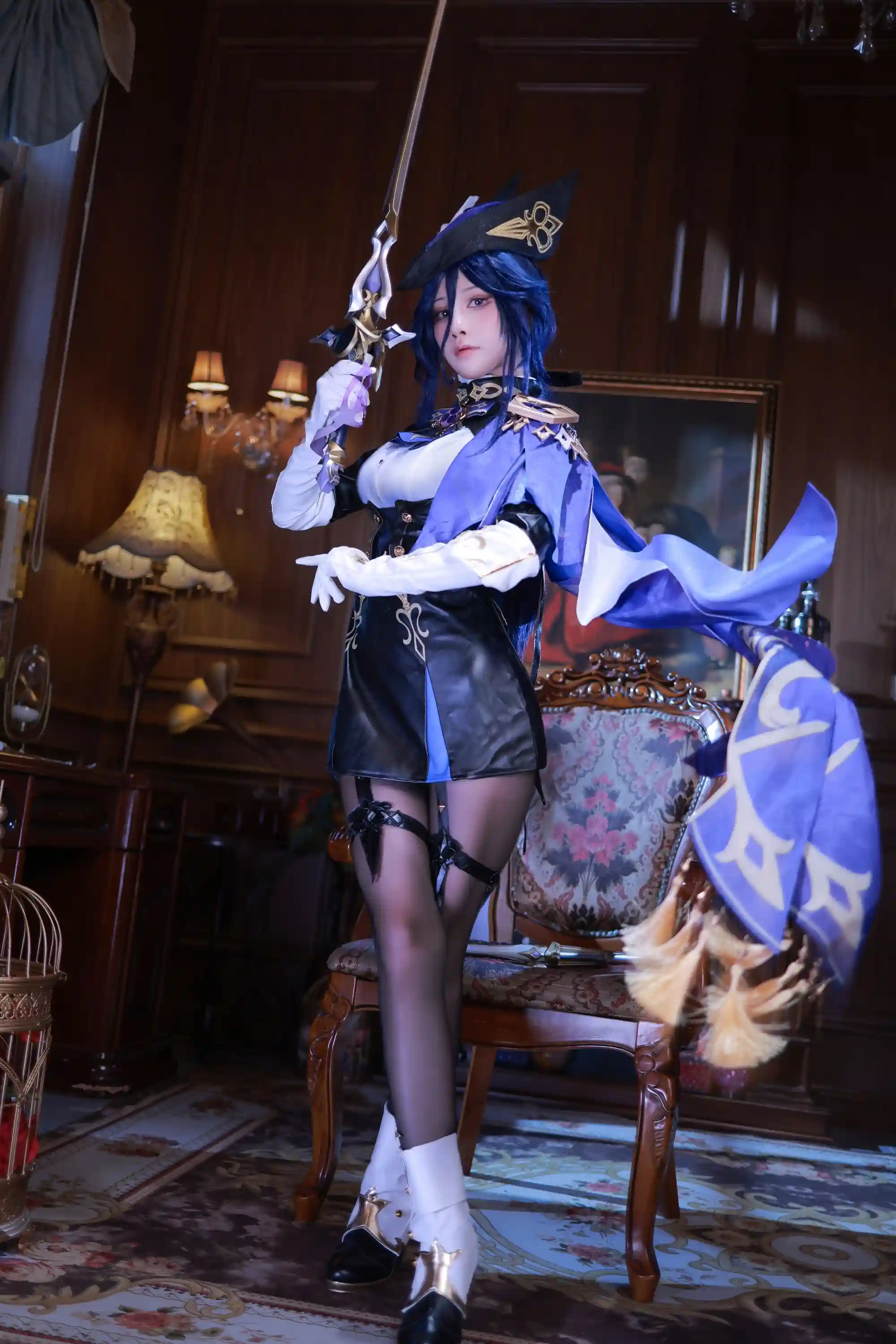 水淼Aqua cosplay Clorinde - Genshin Impact (1).webp