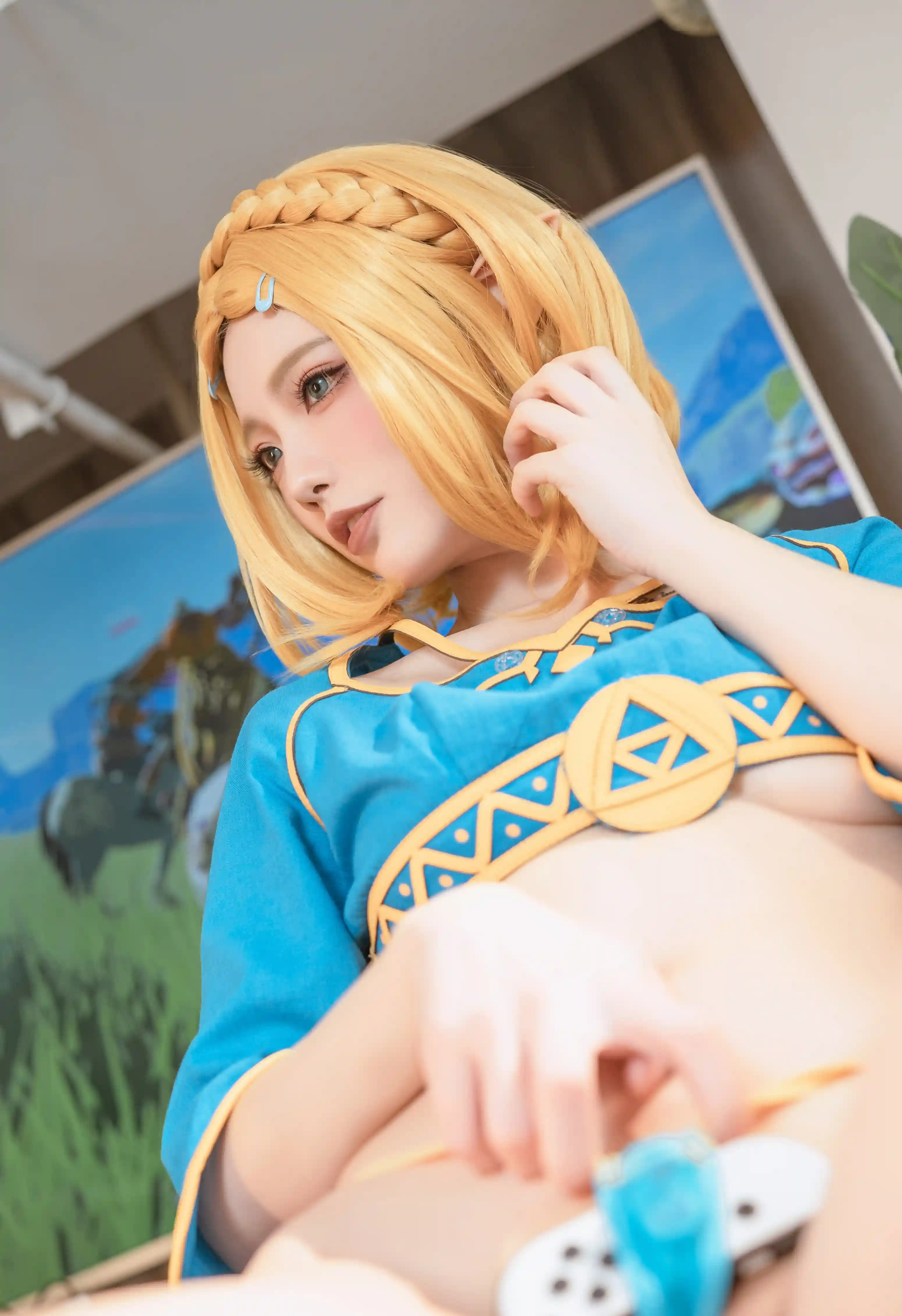 桃良阿宅 (taoliangazhai) cosplay Princess Zelda - The Legend of Zelda (35).webp