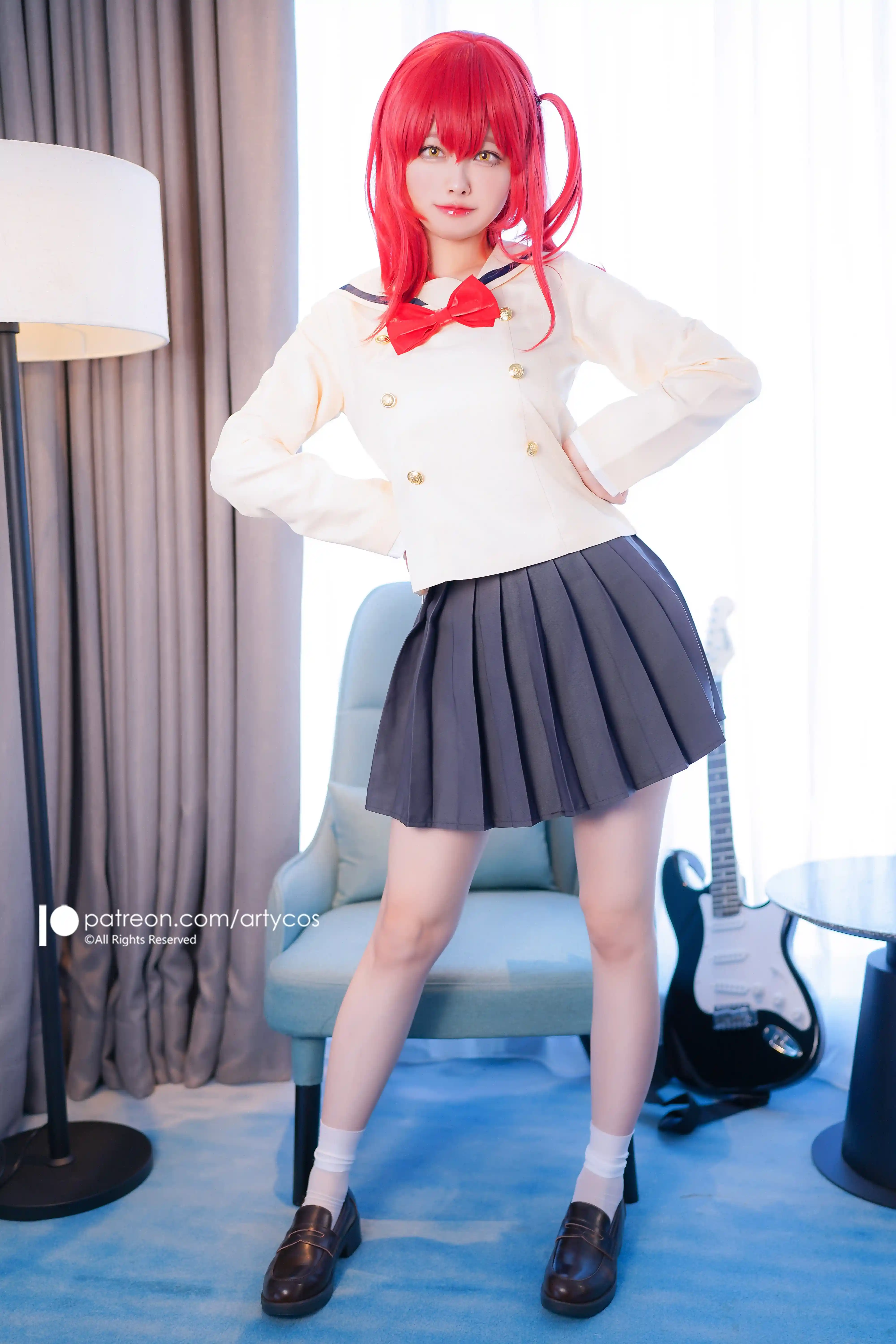 Arty Huang (Arty亚缇) cosplay Ikuyo Kita - Bocchi the Rock (10) - 022330.XYZ.webp