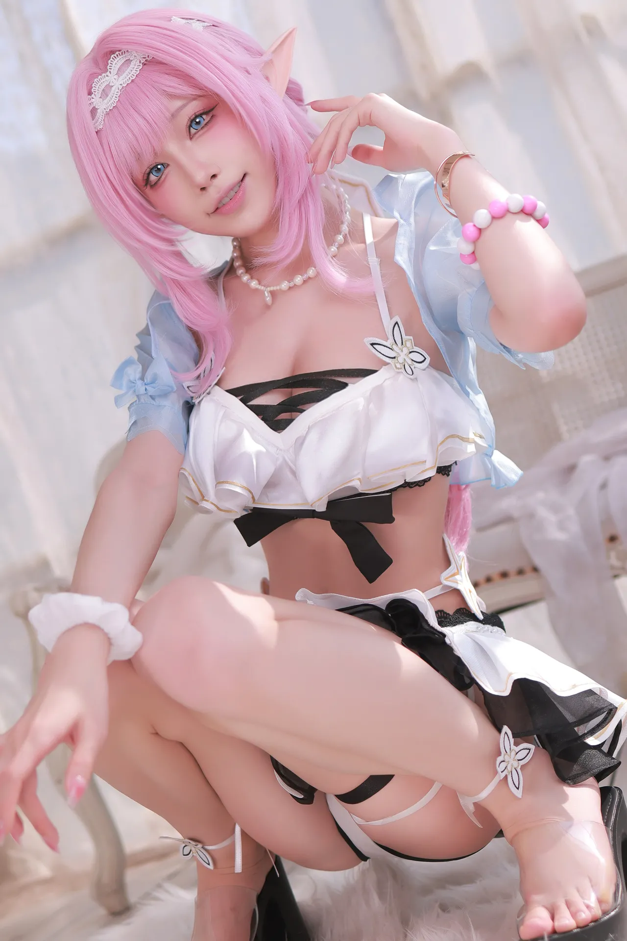 水淼Aqua – [Patreon] 25.08 T2 Elysia Swimsuit (Honkai Imapct3)